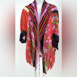 Free People Boho Multi Pattern Kimono